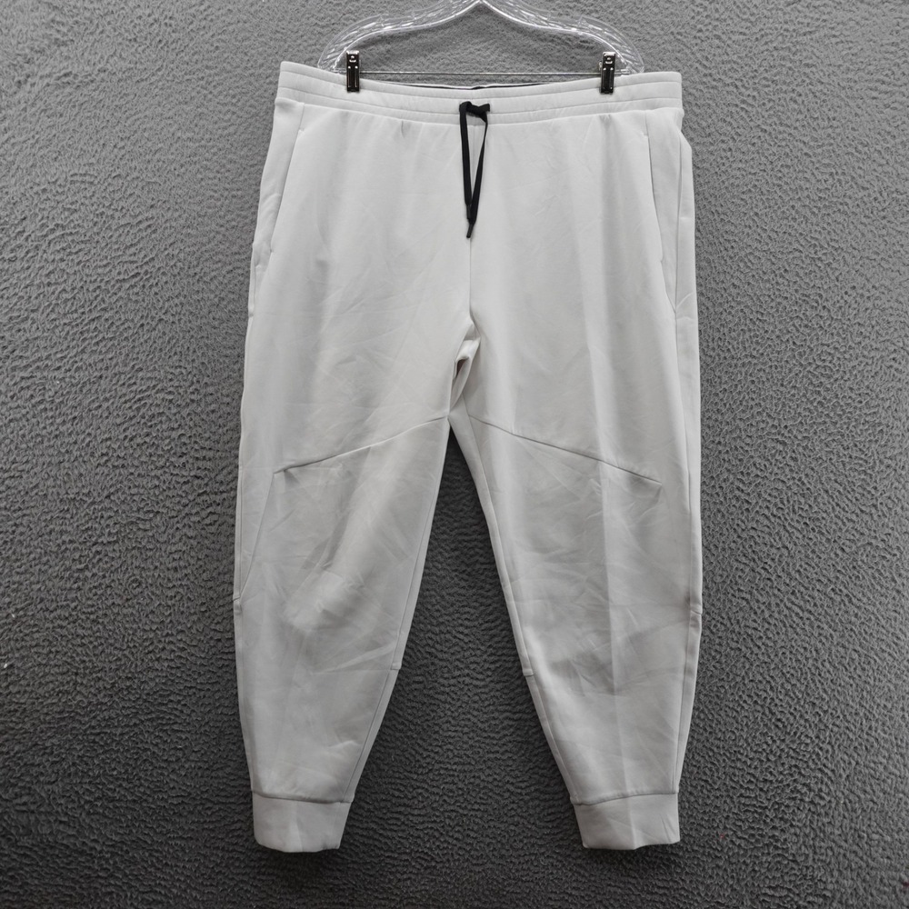 DSG Sport Fleece Jogger Mens XXL Pure White 4-Way Stretch Comfort‎ Warm